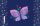 oxybag Schreibtischunterlage 60 × 40 cm Butterfly violett/lila