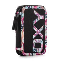 oxybag Federpenal Double STYLE black Flowers