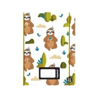oxybag Oxybook PP DIN A5 40 Blatt liniert Faultier