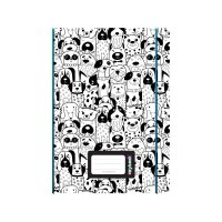 oxybag Oxybook PP Notizheft DIN A5 40 Blatt liniert Dogs