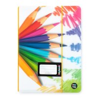 oxybag Oxybook PP DIN A5 40 Blatt liniert ART Buntstifte