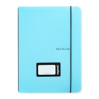 oxybag Oxybook PP DIN A5 40 Blatt liniert PASTELINI blue