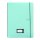 oxybag Oxybook PP DIN A4 40 Blatt liniert PASTELINI green