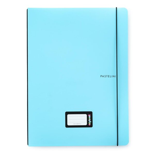oxybag Oxybook PP DIN A4 40 Blatt liniert PASTELINI blue