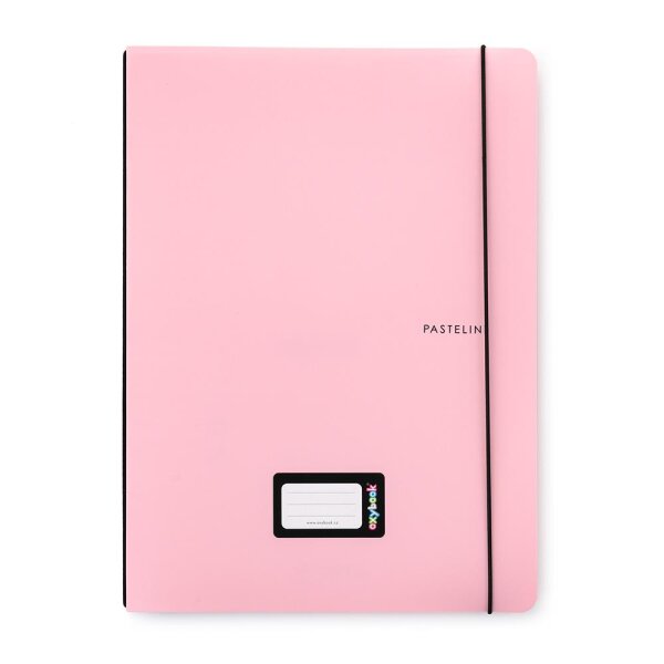 oxybag Oxybook PP DIN A4 40 Blatt liniert PASTELINI pink