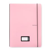 oxybag Oxybook PP DIN A4 40 Blatt liniert PASTELINI pink