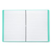 oxybag Oxybook PP DIN A4 40 Blatt liniert PASTELINI pink