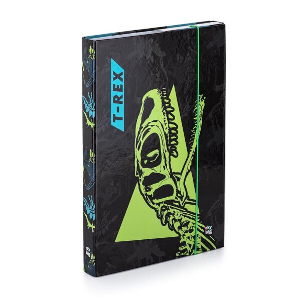 oxybag Heftbox A4 T-REX green