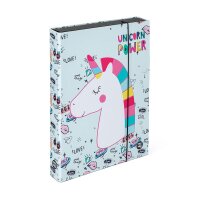 oxybag Heftbox Jumbo A4 Unicorn Love