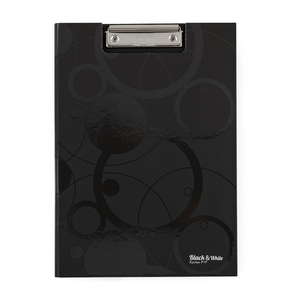 oxybag Klemmbrettmappe DIN A4 BLACK AND WHITE schwarz