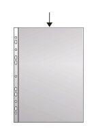 KARTON P+P Klarsichthülle A4 PP 140my, 100 Stück