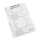 oxybag Klemmbrett DIN A4 BLACK AND WHITE weiss