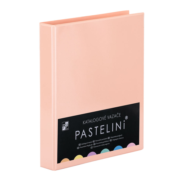 oxybag Präsentations- Ringbuch 4-Ring DIN A4 PASTELINI 3,0 cm apricot