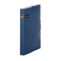 oxybag Heftbox mit Gummizug PP DIN A4 CLASSIC blau