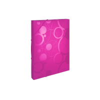 oxybag Heftbox mit Gummizug PP DIN A4 NEO COLORI rosa
