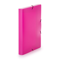 oxybag Heftbox mit Gummizug PP DIN A4 OPAK magenta