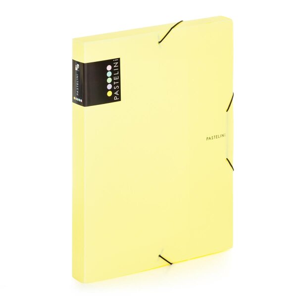 oxybag Sammelbox PP DIN A4 PASTELINI 3,0 cm yellow