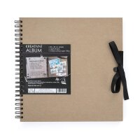 oxybag Kreativalbum 30 x 30 cm 25 Blatt 250g braun
