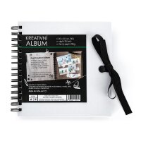oxybag Kreativalbum 20 x 20 cm 25 Blatt 225g weiss