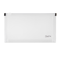 oxybag Reißverschluss-Tasche DL OPALINE transparent