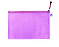 oxybag Reißverschluss-Tasche DIN A4 MESH rosa