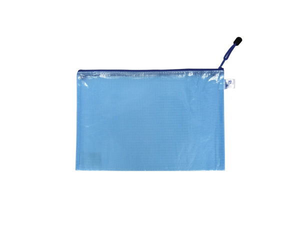 oxybag Reißverschluss-Tasche DIN A5 MESH blau
