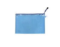 oxybag Reißverschluss-Tasche DIN A5 MESH blau