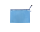 oxybag Reißverschluss-Tasche DIN A5 MESH blau