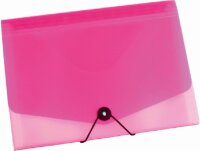 oxybag Fächermappe DIN A4 13 Fächer OPALINE rosa