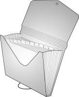 oxybag Fächermappe DIN A4 13 Fächer OPALINE...