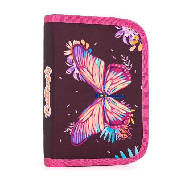 oxybag Federpenal Single Butterfly purple