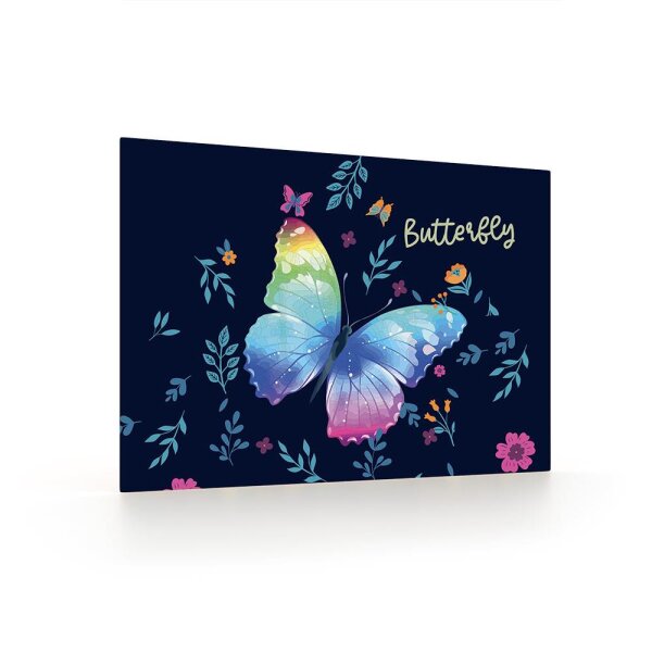 oxybag Schreibtischunterlage 60 × 40 cm Butterfly Rainbow
