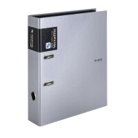 oxybag Ordner A4 7 cm METALLICS silber
