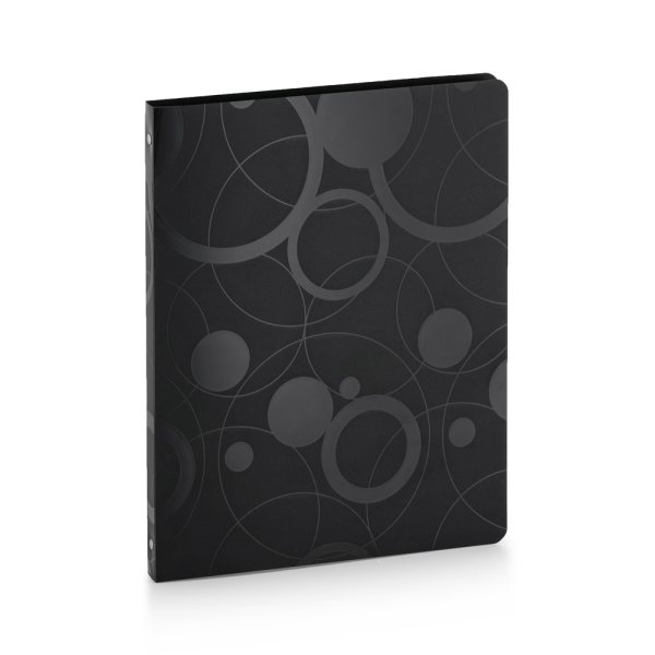 oxybag Ringbuch 4-Ring DIN A4 PP BLACK AND WHITE schwarz