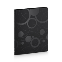 oxybag Ringbuch 4-Ring DIN A4 PP BLACK AND WHITE schwarz