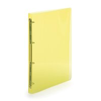 oxybag Ringbuch 4-Ring DIN A4 PP LINES gelb