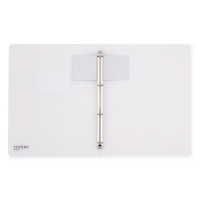 oxybag Ringbuch 4-Ring DIN A4 PP FROSTY transparent