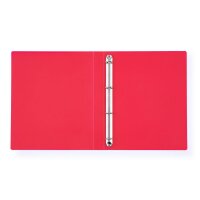oxybag Ringbuch 4-Ring DIN A4 PP D20 OPALINE rot