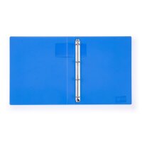 oxybag Ringbuch 4-Ring DIN A4 PP D20 OPALINE blau