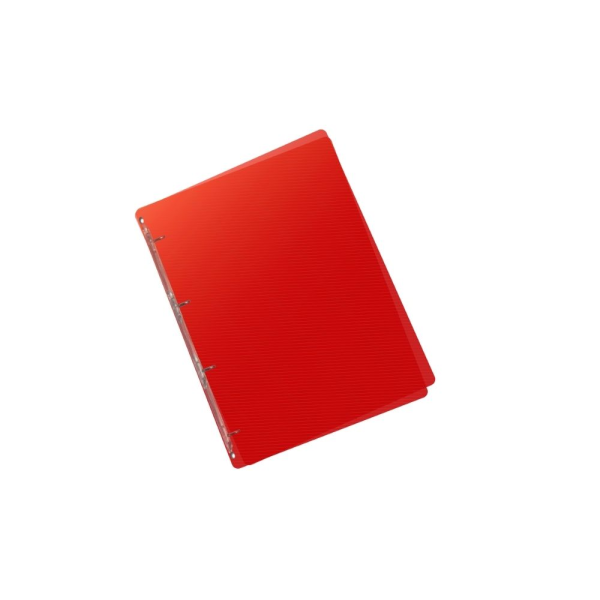 oxybag Ringbuch 4-Ring DIN A5 PP LINES rot