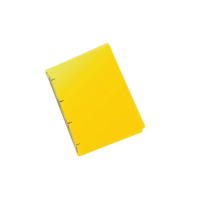 oxybag Ringbuch 4-Ring DIN A5 PP LINES gelb