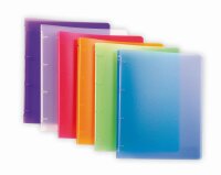 oxybag Ringbuch 4-Ring DIN A5 PP OPALINE rot