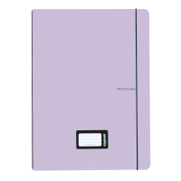 oxybag Oxybook PP DIN A5 40 Blatt liniert PASTELINI purple
