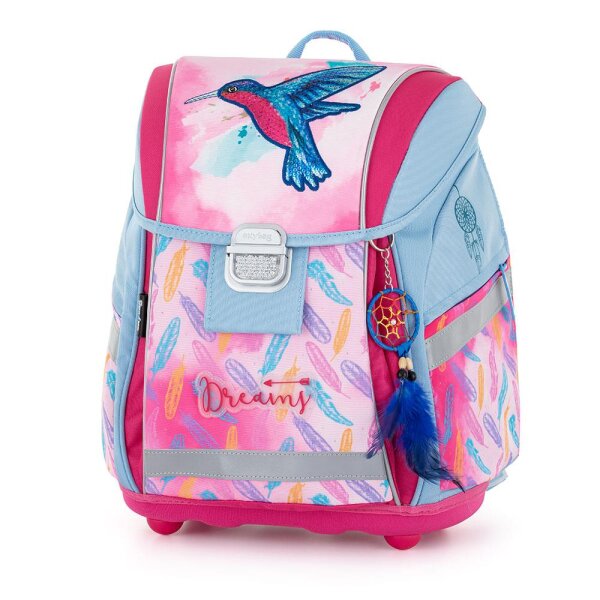 oxybag Schultasche PREMIUM LIGHT Colibri Dreams pink