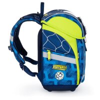 oxybag Schultaschenset 3-teilig PREMIUM LIGHT Soccer blue