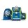 oxybag Schultaschenset 3-teilig PREMIUM LIGHT Soccer blue