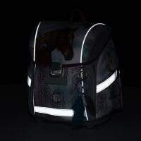 oxybag Schultaschenset 3-teilig PREMIUM LIGHT Horse Feathers
