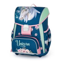 oxybag Schultaschenset 3-teilig PREMIUM COOL Unicorn Flowers