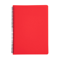 oxybag Collegeblock A4 PP liniert 60 Blatt CLASSIC rot