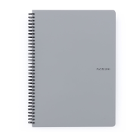 oxybag Collegeblock A4 PP liniert 60 Blatt PASTELINI grey